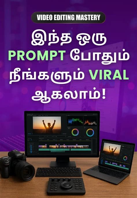 3D Gemini Prompt: நீங்களும் Viral ஆகலாம்! | Video Editing Mastery