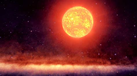 Sternriesen: Vy Canis Majoris , Zoom auf den roten Hyperriesenstern VY ...
