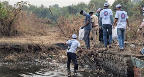 Newsband - Waste trapping nets to be installed in Panvel and Uran creeks