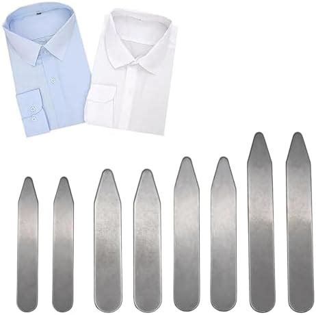 Buy Mgbmyltm 8PCS Collar Stays Set, Shirt Collar Stiffeners for Men ...