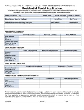 Fillable Online RENTAL APPLICATION FORM ONLINE.doc Fax Email Print ...
