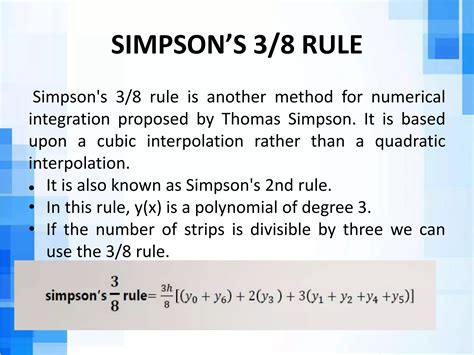 simpion's 3/8 rule | PPTX