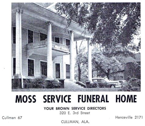 Mirroring History: Moss Funeral Home - The Cullman Tribune