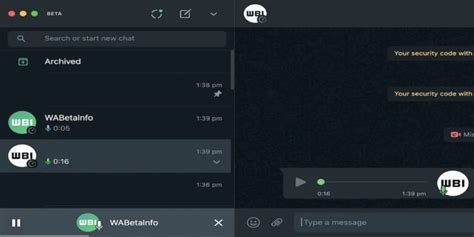 WhatsApp Desktop Gets Global Voice Message Player for Desktop: Read ...