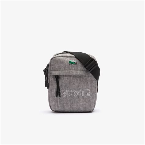 Men’s Neocroc Heathered Canvas Bag - Bags - New In 2026 | Lacoste