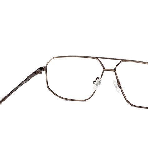 Brown Full Rim Square John Jacobs Supreme Steel JJ E13724 C2 Eyeglasses ...