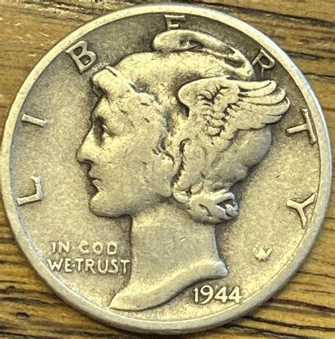 1944 mercury dime in FINE condition - For Sale, Buy Now Online - Item ...