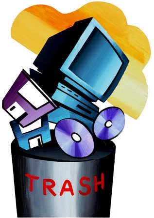 Image result for Computer Trash Finds