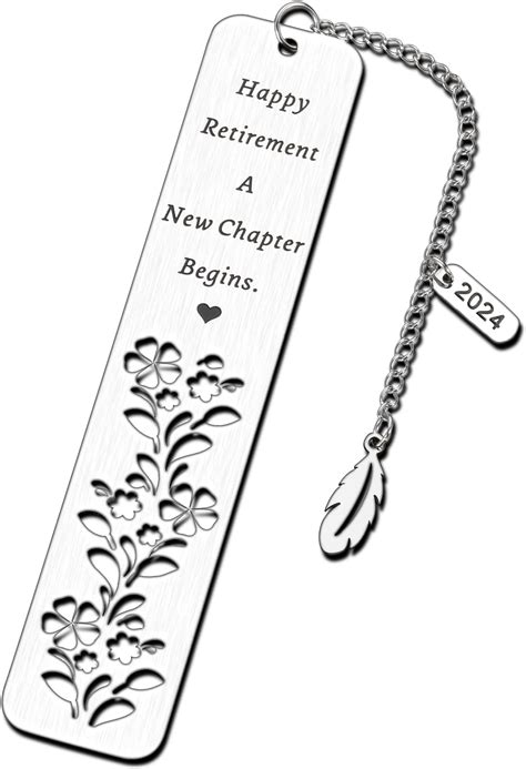 Amazon.com: Retirement Bookmark, Retirement Gifts for Women Men 2025 ...
