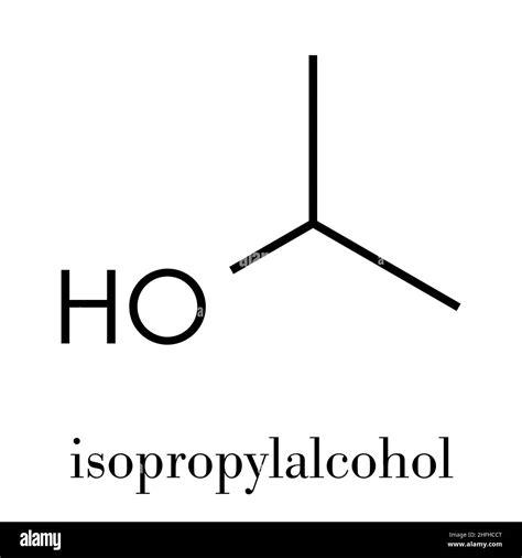 Isopropyl alcohol rubbing alcohol Banque d'images noir et blanc - Alamy