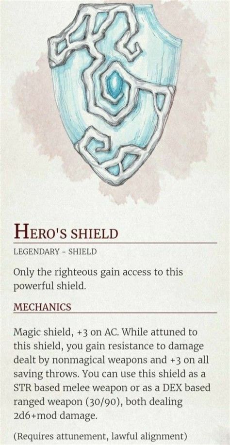 Dnd 5e Homebrew Shield