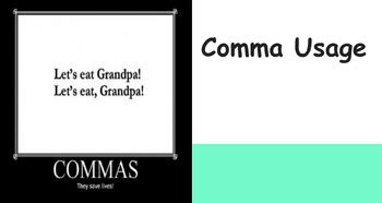 Image result for Comma Rules Close Activity
