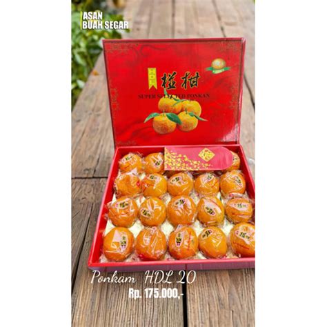 Jual buah jeruk ponkan rrt manis murah honey mandarin Imlek ekonomis ...