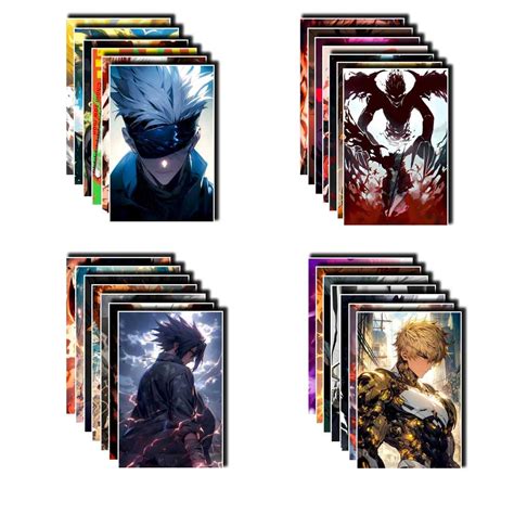 Anime Poster for Wall Set Of 27 - Featuring characters from Naruto, One ...