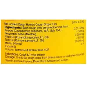 Buy DABUR HONITUS COUGH DROPS MIX JUMBO PACK | LEMON TULSI AND GINGER ...