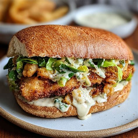 Irresistibly Crunchy: The Ultimate Crispy Chicken Caesar Sandwich Recipe