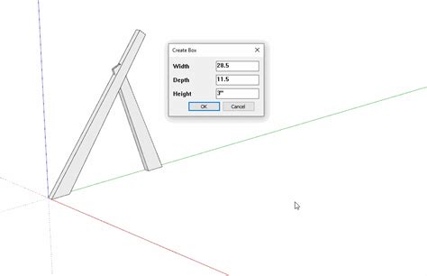 SketchUp Resize Rectangle 的图像结果