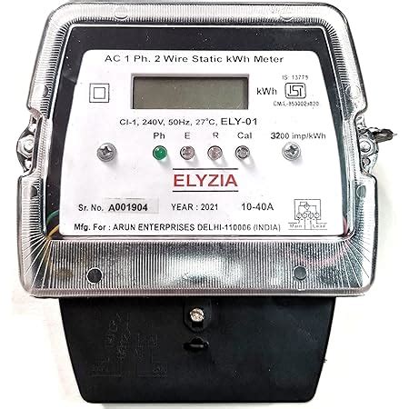 BENTEC Benlo Electronic Energy Sub Meter AC Single Phase 2-Wire Static ...