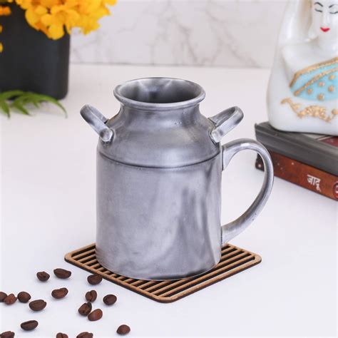 Buy Clay Craft Ceramic Milk Mug, Multicolor, 330ml Online at Low Prices ...