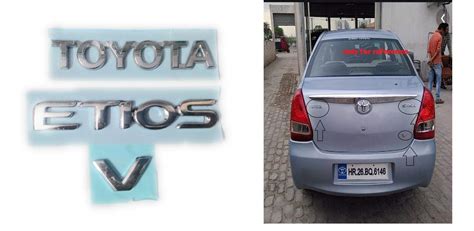 Kelic Emblem Monogram Logo Decals Wraps Sticker 3d For Toyota ...