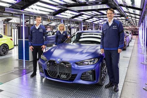 Produktionsstart des neuen BMW i4 im BMW Group Werk München ...