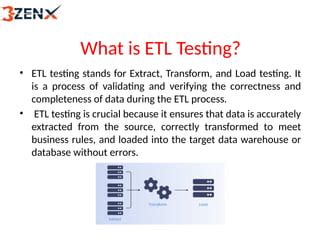 What Is ETL Testing in Software Testing 的图像结果