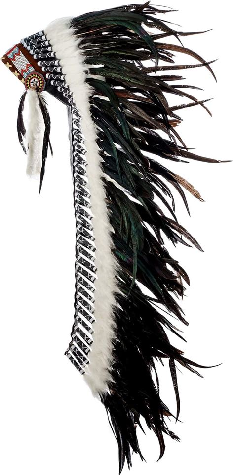 Buy Novum Crafts Feather Headdress | Native American Indian Inspired ...