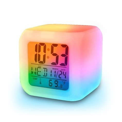 Buy 7 Color Change Clock Home Improvement | WUGO