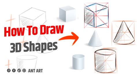 Image result for 3D Drawing Shape Tutorial