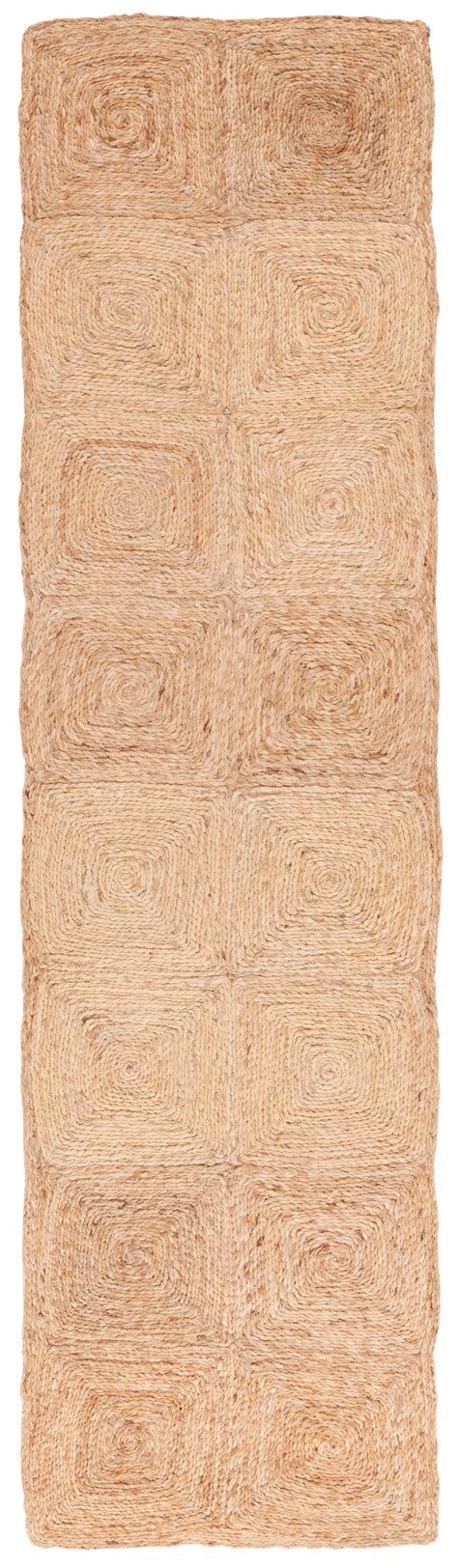 SAFAVIEH Natural Fiber Lyall Geometric Runner Rug, Natural, 2'3" x 5 ...