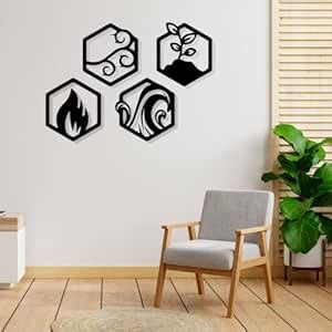 Artrooms Nature Elements Metal Wall Art - Wall Decoration | Wall ...