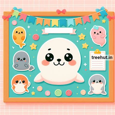 Seal Bulletin Board Ideas, Door Posters and Classroom Activities