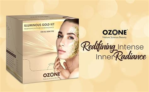 Ozone Illuminous Gold Facial Kit | For All Skin Type | With 6 Easy Step ...