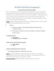 Image result for Portfolio Assignment Sample