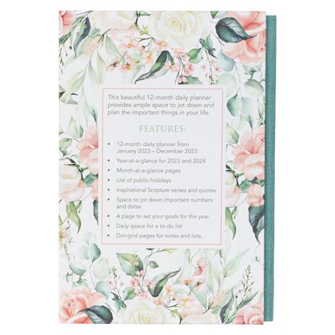 Buy Christian Art Gifts 2023 12-Month Hardcover Planner for Women | I ...
