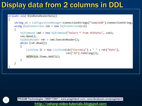 Image result for Vb.net Display Data From SQL