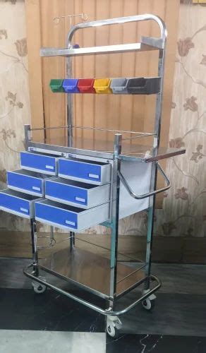 Anaesthesia Crash Cart Trolley - Crash Cart Trolley Manufacturer from ...