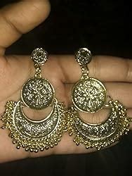 Shining Diva Fashion Oxidized Silver Stylish Fancy Jhumki Traditional ...