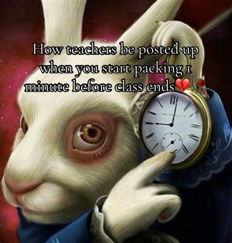 The "white rabbit pointing at a clock" meme explained: origins, meaning ...