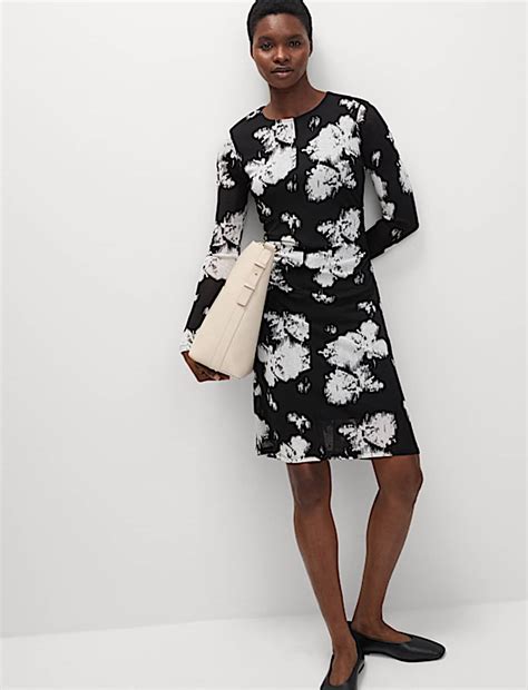 Buy Mesh Jersey Mini Column Dress at Marks & Spencer