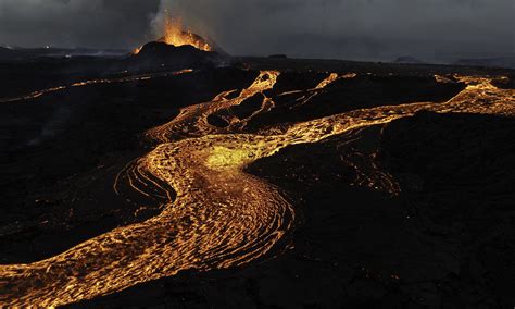 Volcano erupts on Iceland forcing evacuations