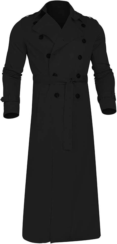 Luxury Long Wool Overcoat for Men - Ymosrh Mens India | Ubuy
