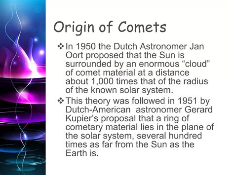 Comets (Project in Science) | PPTX