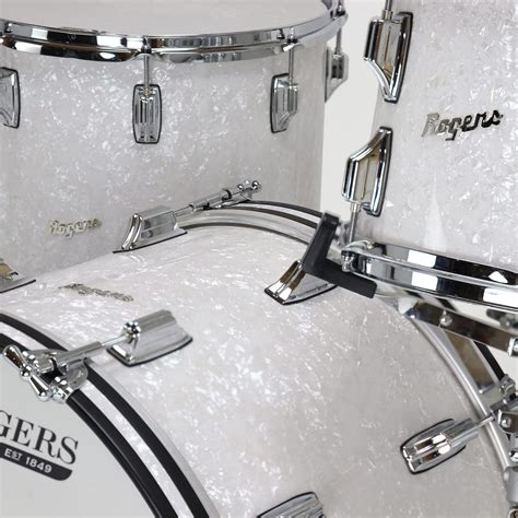 Rogers Drums Champagne Sparkle Lacquer PowerTone 4-Piece Shell Pack ...