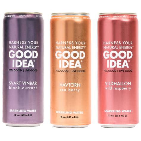 Buy GOOD IDEA - Functional Sparkling Water - 3 Flavors - Primes sm ...