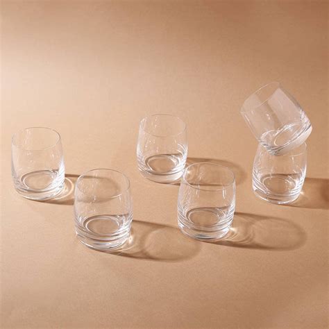 Wonderchef Modena Whiskey glass 290 ml Set of 6 : Amazon.in: Home & Kitchen