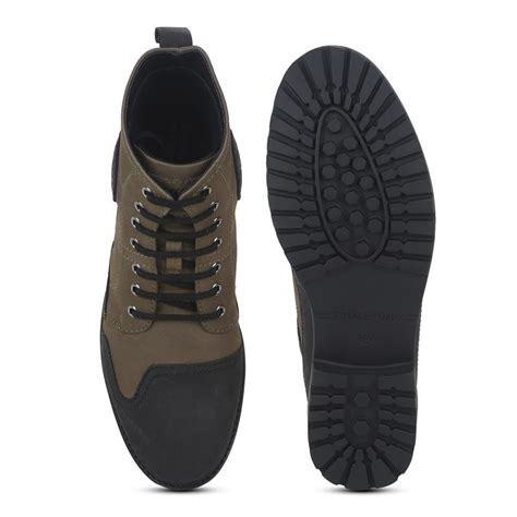 Royal Enfield Huntsman Leather Riding Boots (Olive)– Moto Central