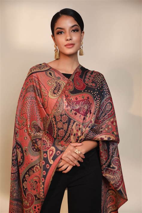 Pashtush women stole, multi color – Pashtush Shawl Store