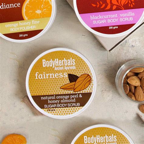 Orange, Honey & Almond Sugar Body Scrub – BodyHerbals