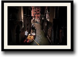 Boats in Venice Canal Fine Art Print - Places posters in India - Buy ...